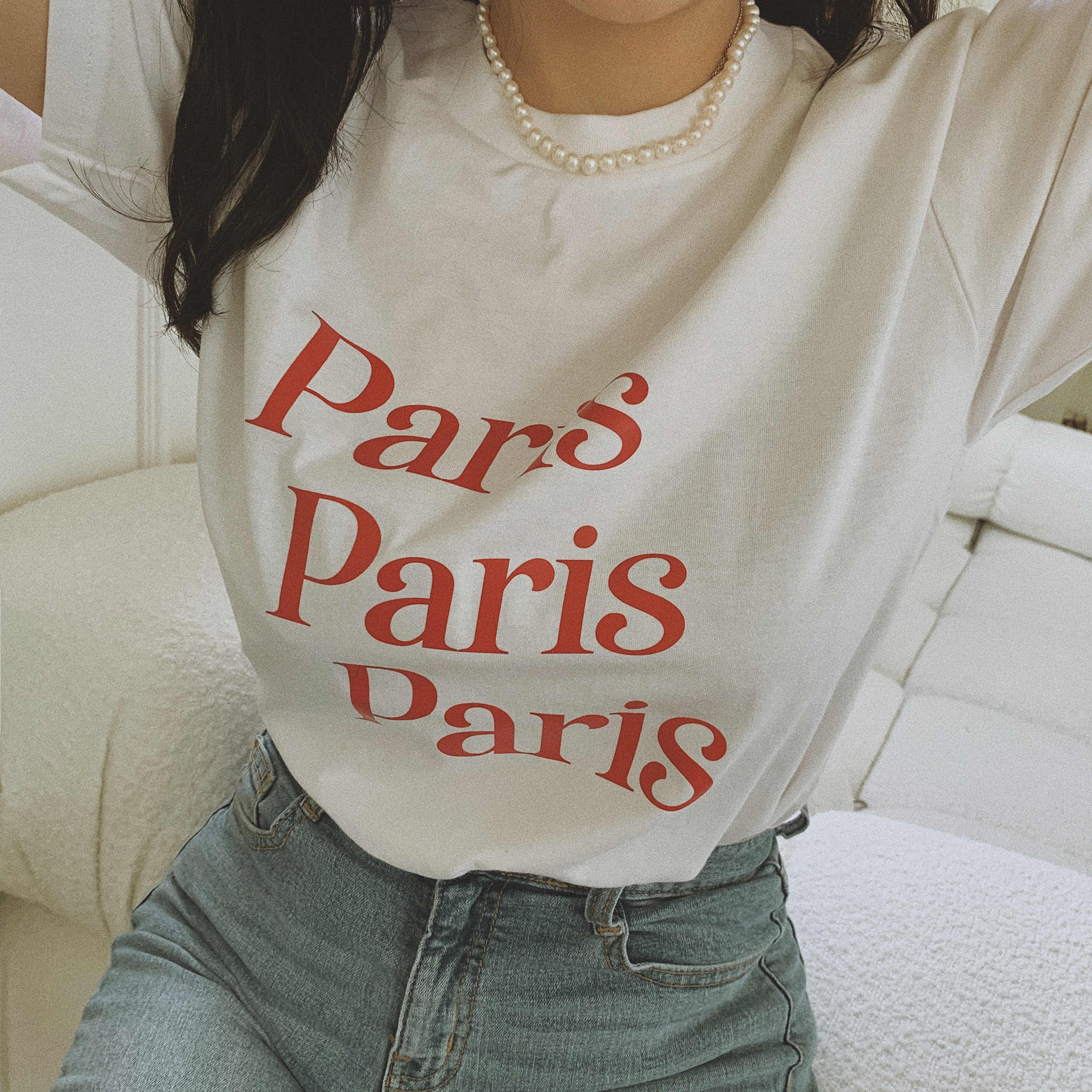 PARIS PARIS PARIS 빠히 티셔츠